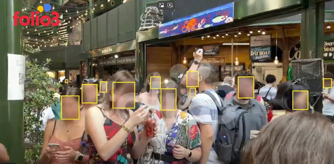screenshot of Folio3 AI Face Recognition